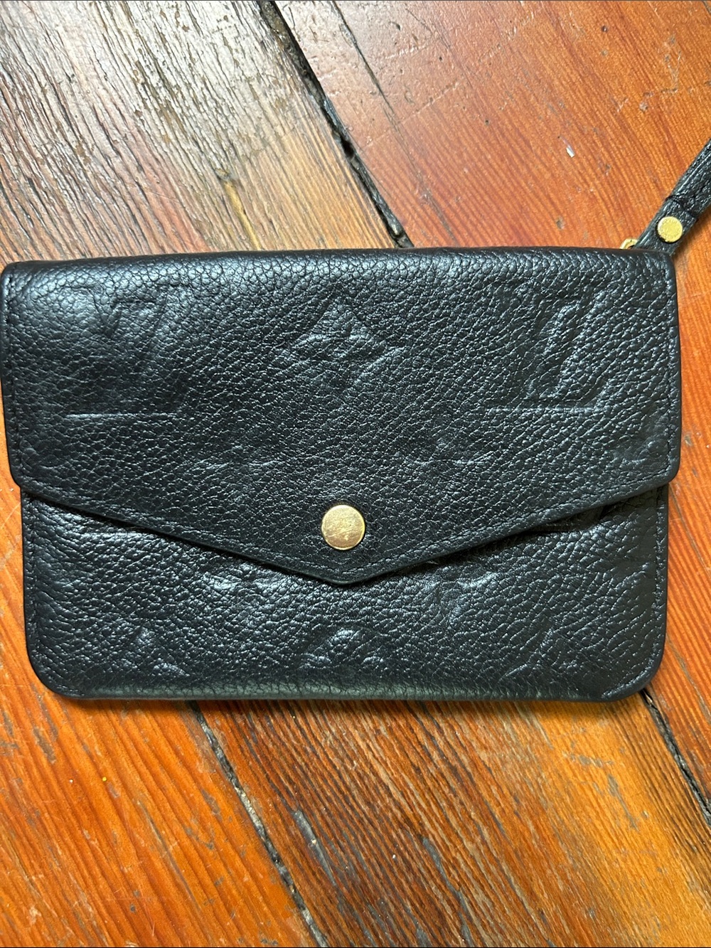Louis Vuitton Monogram Empreinte Pochette Cles Coin Purse Black Noir - Picture 2 of 12